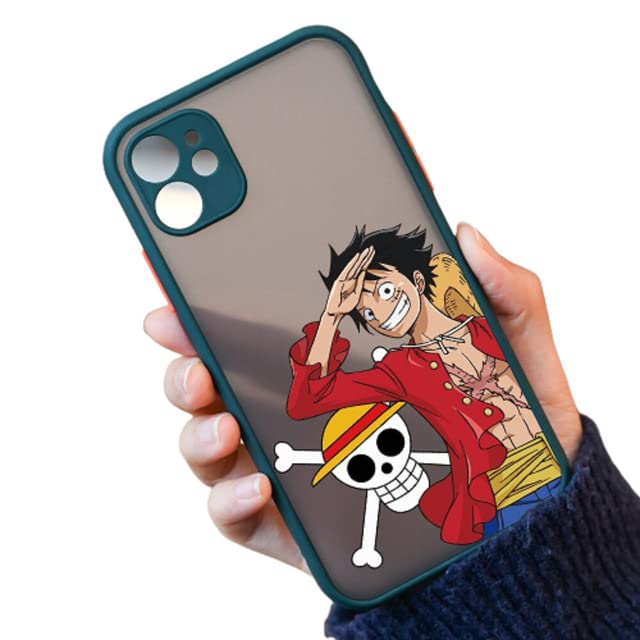 One Piece Luffy Shockproof Phone Case iPhone 11 13 12 Max Pro Mini